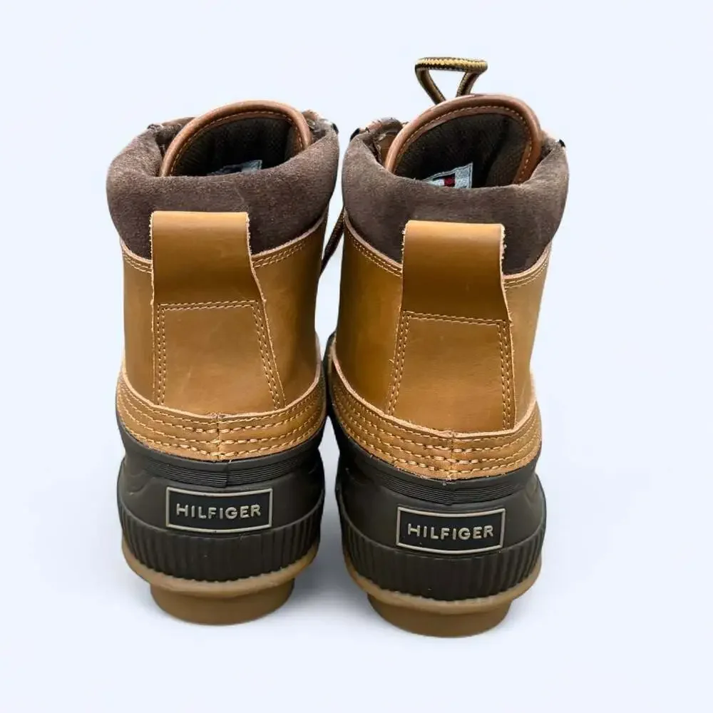 Tommy Hilfiger Casey Duck Boots Brown Tan Size 9